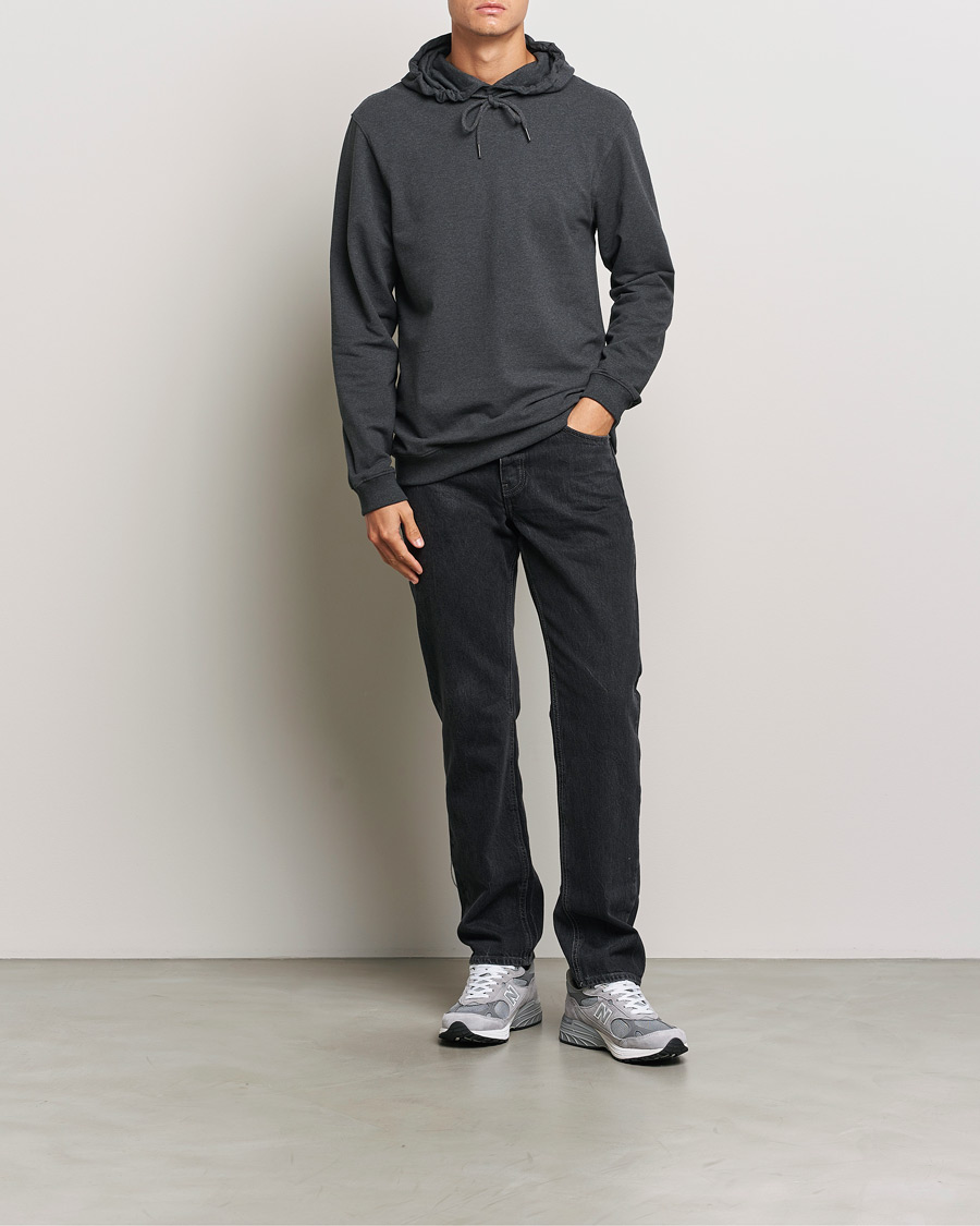 Herren | Pullover | Bread & Boxers | Loungewear Hoodie Dark Grey Melange