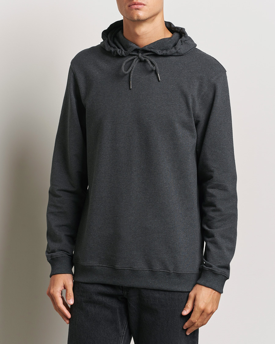 Herren | Pullover | Bread & Boxers | Loungewear Hoodie Dark Grey Melange