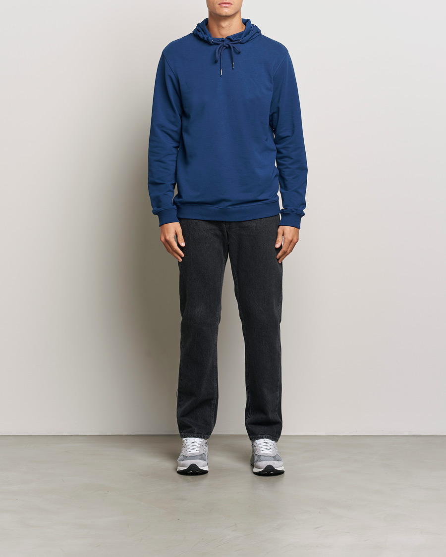 Herren | Pullover | Bread & Boxers | Loungewear Hoodie Ink Blue