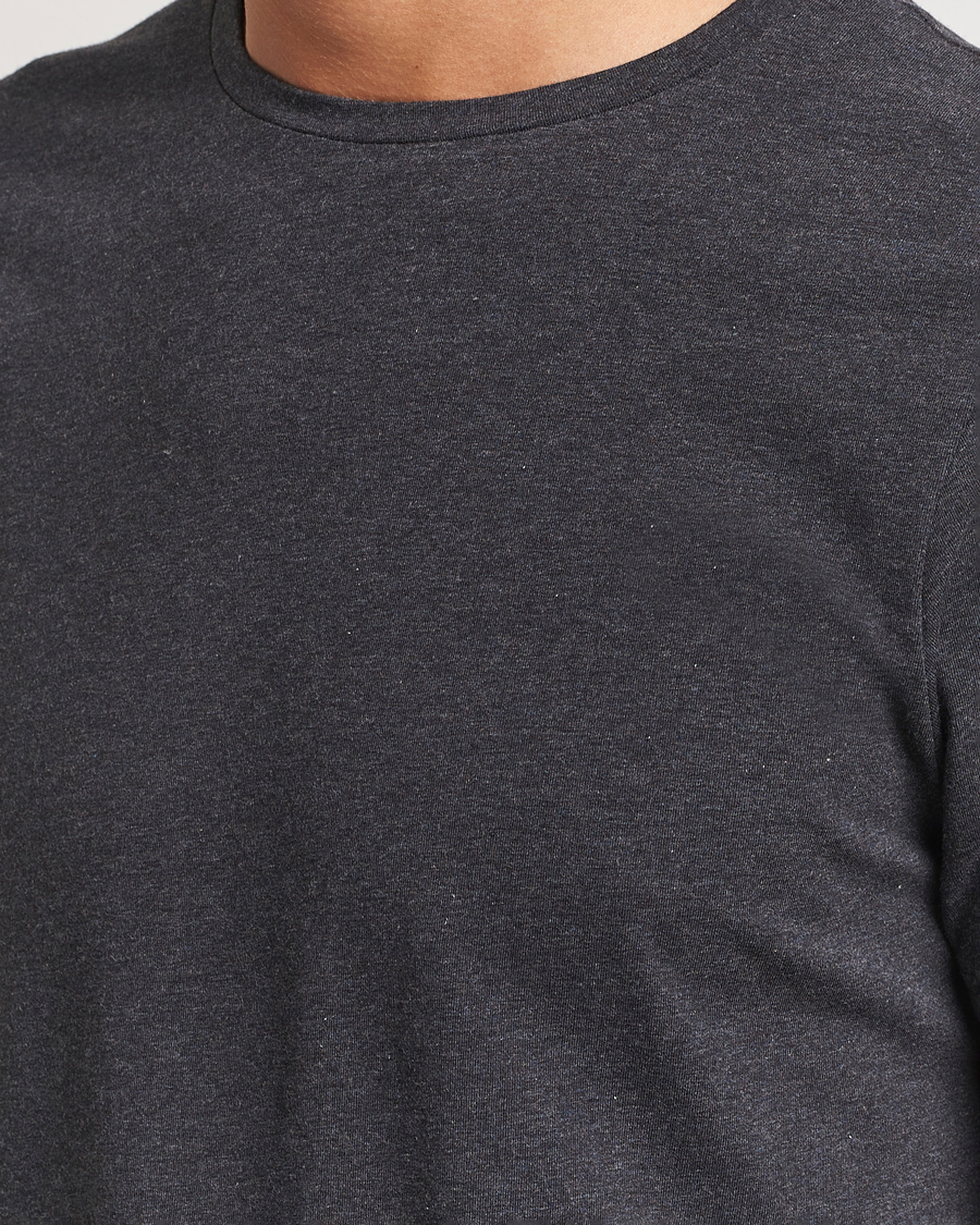 Herren | T-Shirts | Bread & Boxers | 2-Pack Crew Neck T-Shirt Dark Grey Melange