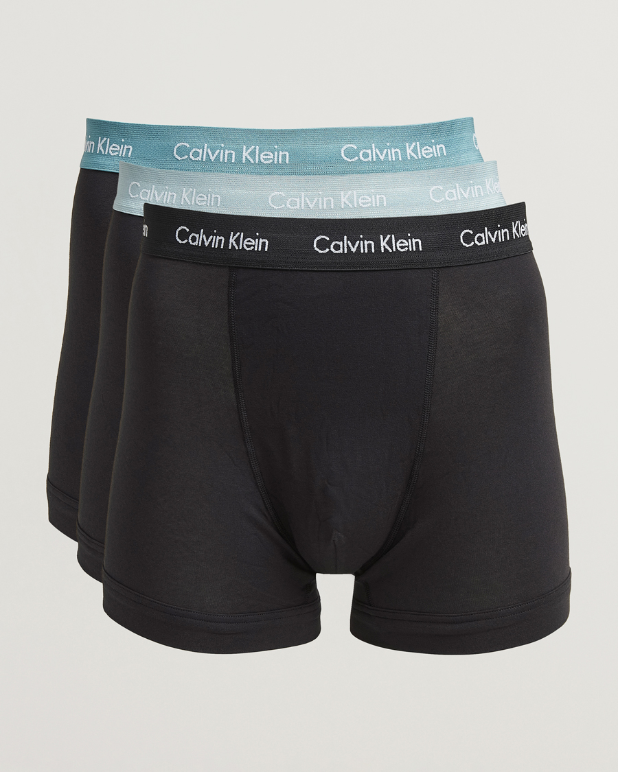 Herren | Unterwäsche | Calvin Klein | Cotton Stretch 3-Pack Trunk Black