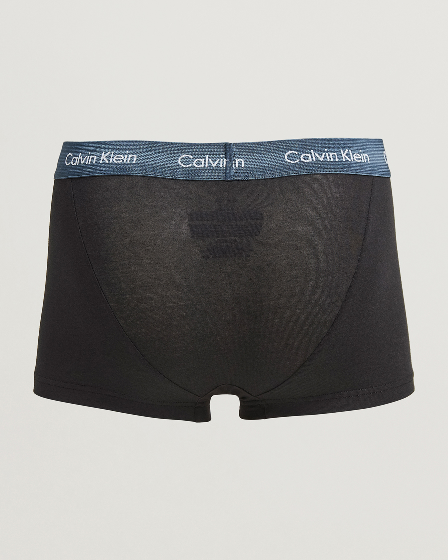 Herren | Unterwäsche | Calvin Klein | Cotton Stretch 3-Pack Low Rise Trunk Black