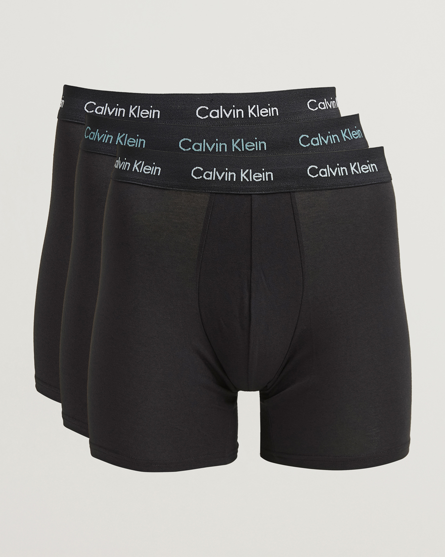 Herren | Unterwäsche | Calvin Klein | Cotton Stretch 3-Pack Boxer Brief Black