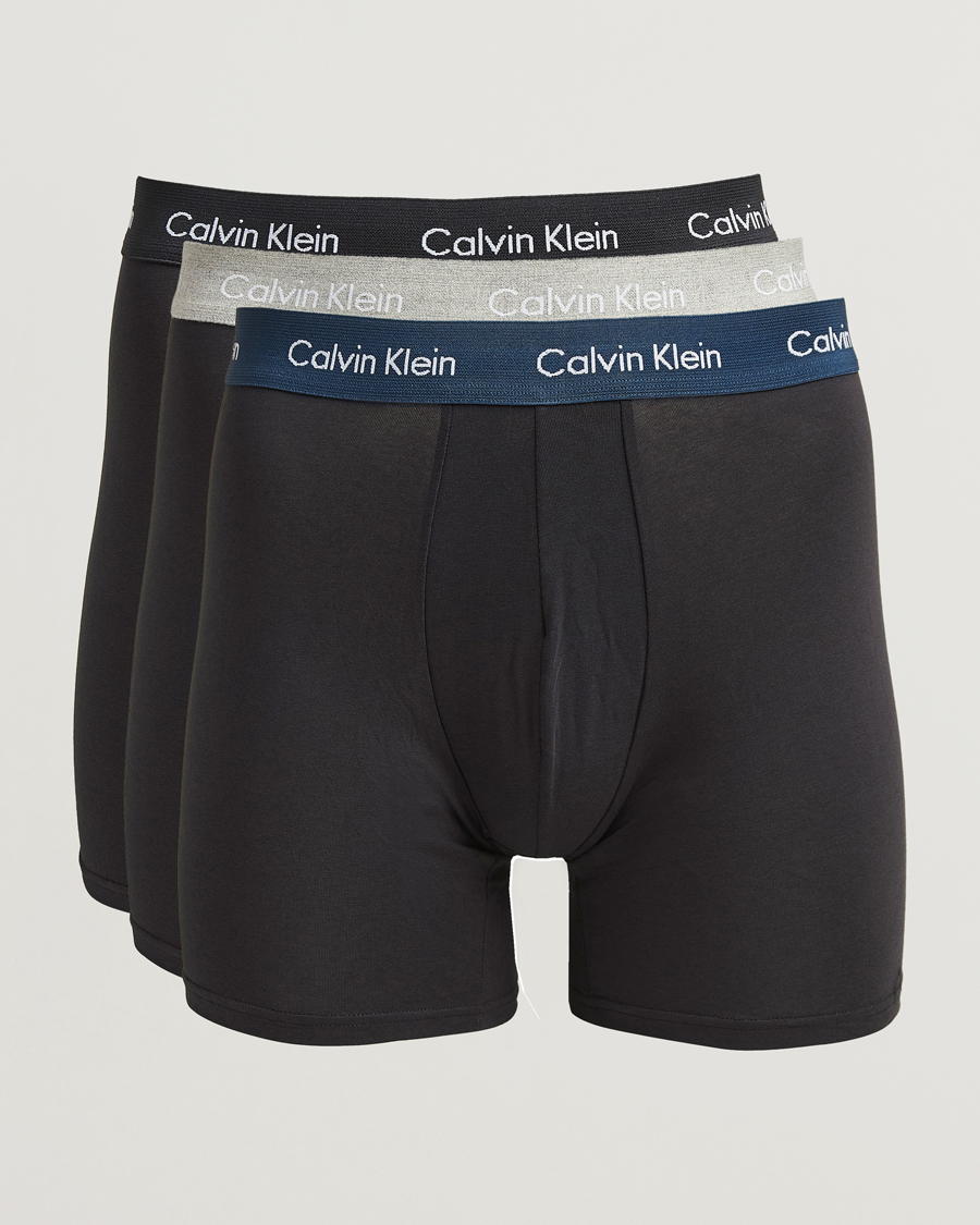 Herren | Unterwäsche | Calvin Klein | Cotton Stretch 3-Pack Boxer Brief Black