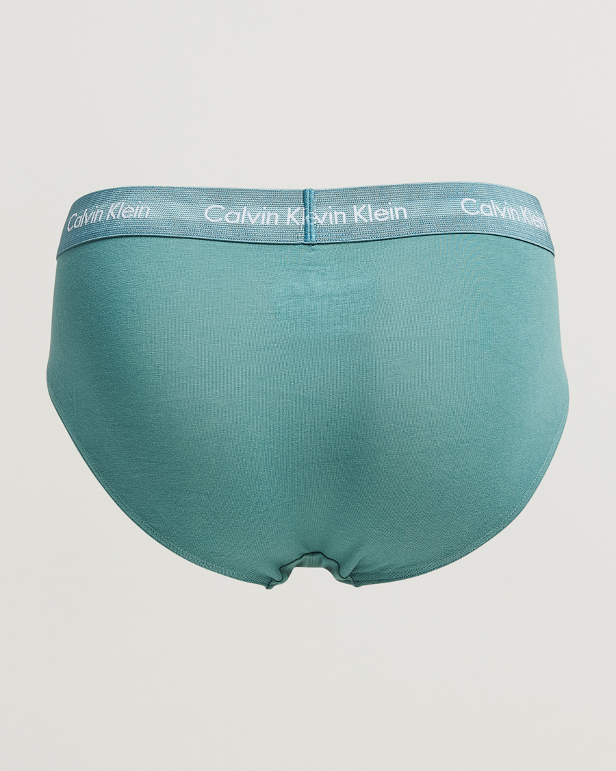 Herren | Unterwäsche | Calvin Klein | Cotton Stretch Hip Breif 3-Pack Black/Grey/Green