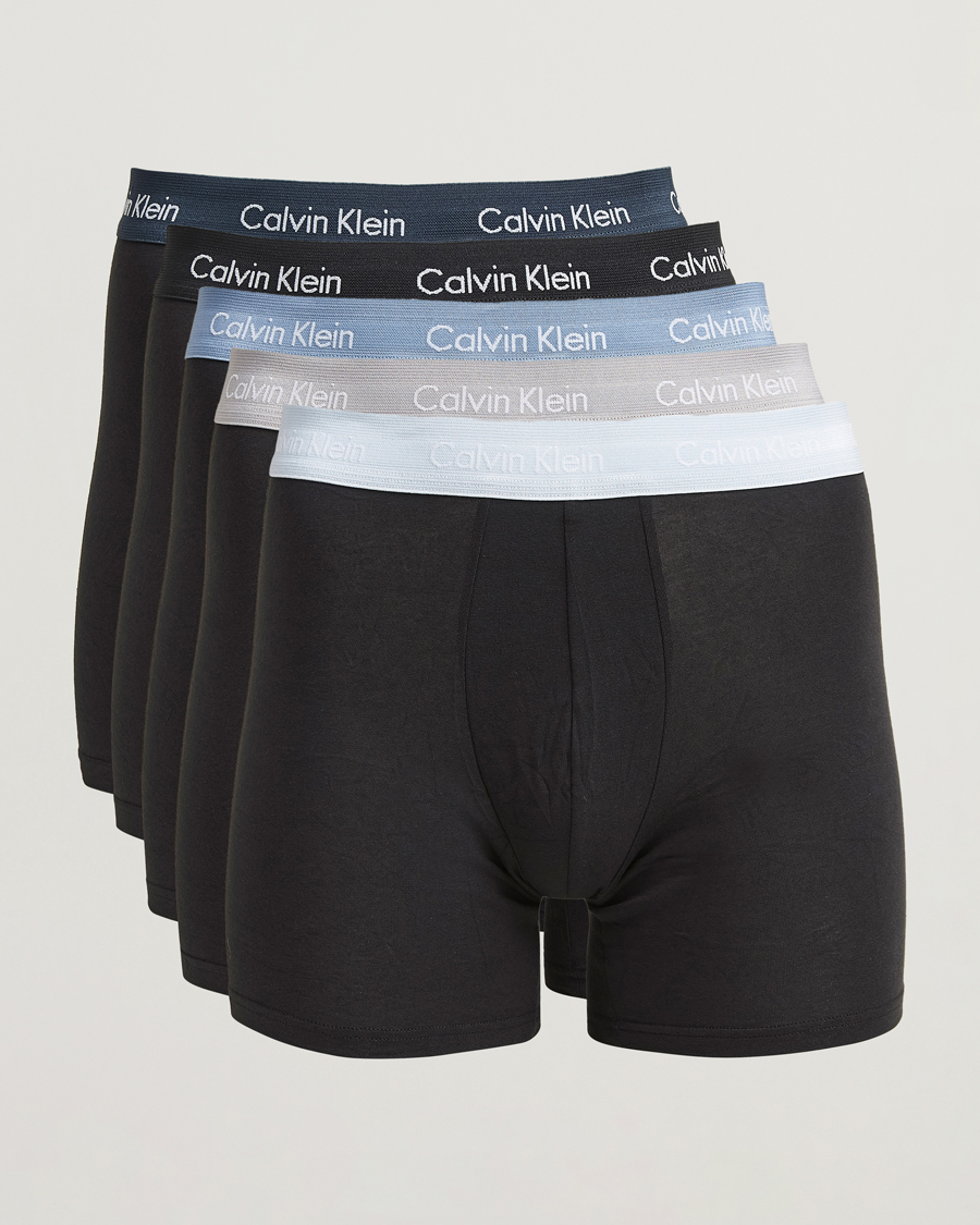Herren | Unterwäsche | Calvin Klein | Cotton Stretch 5-Pack Boxer Brief Black