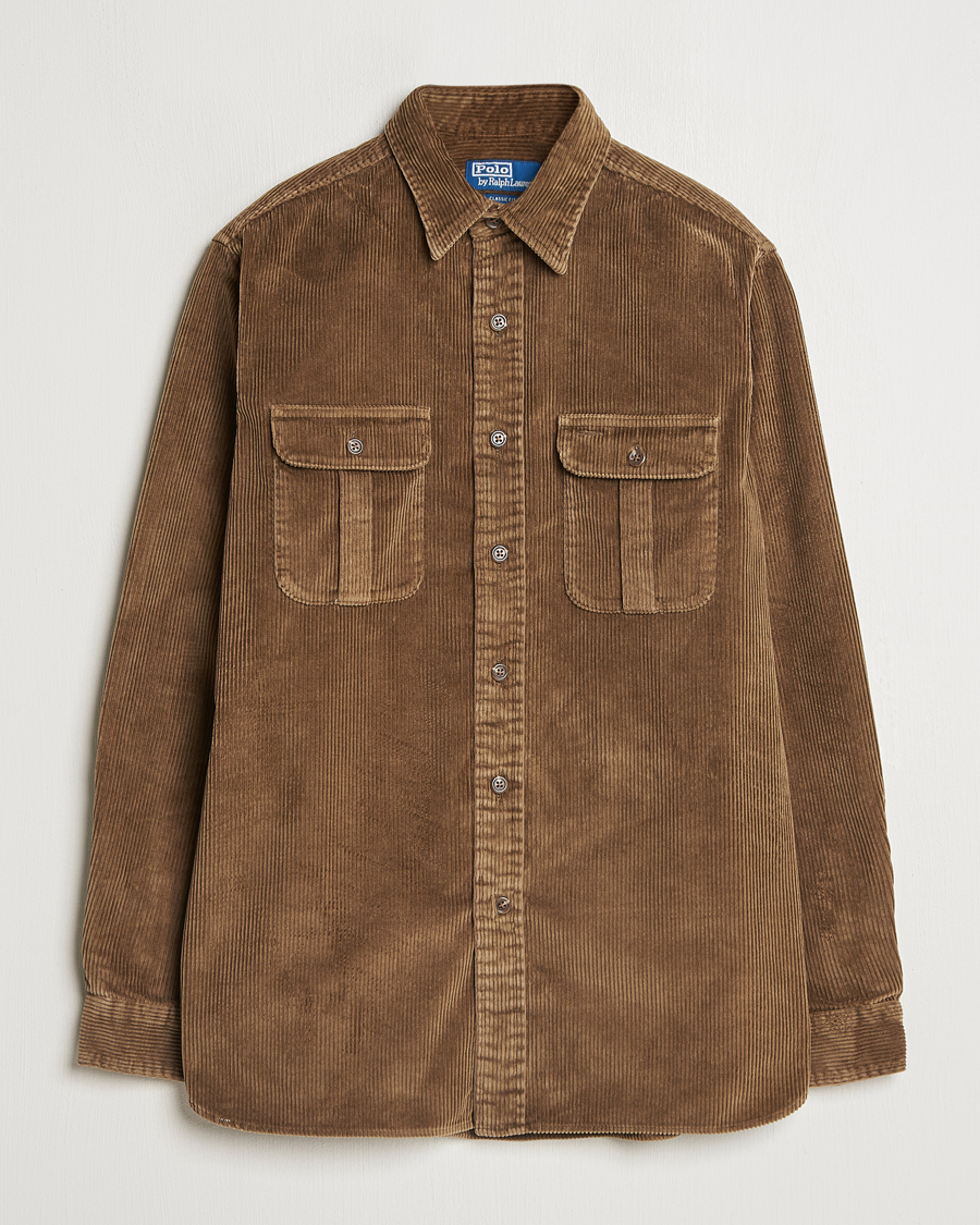 Herren | Hemden | Polo Ralph Lauren | Corduroy Patch Shirt York Brown