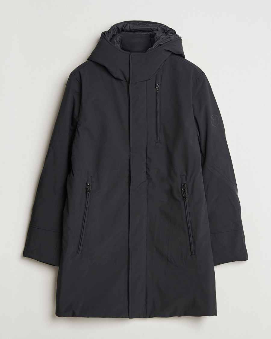 Herren | Jacken | KnowledgeCotton Apparel | Climateshell Padded Jacket Black