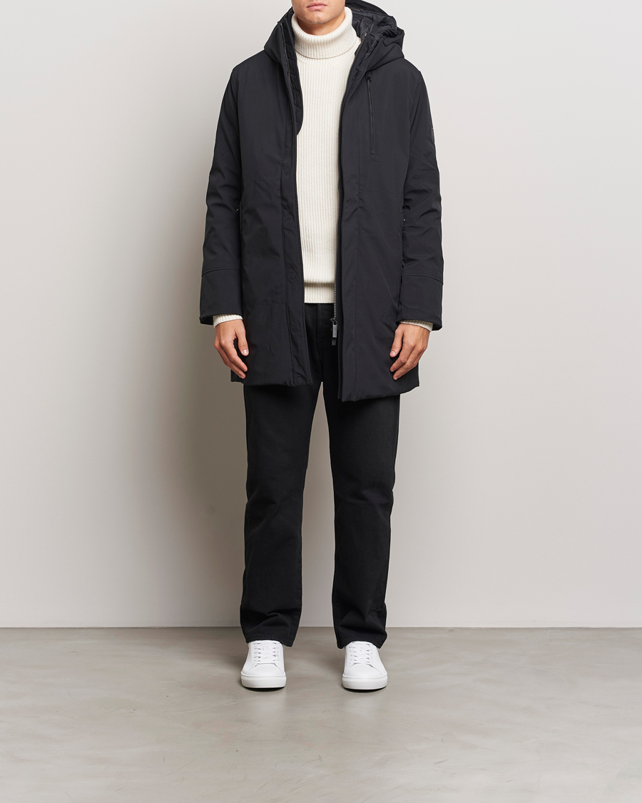 Herren | Jacken | KnowledgeCotton Apparel | Climateshell Padded Jacket Black