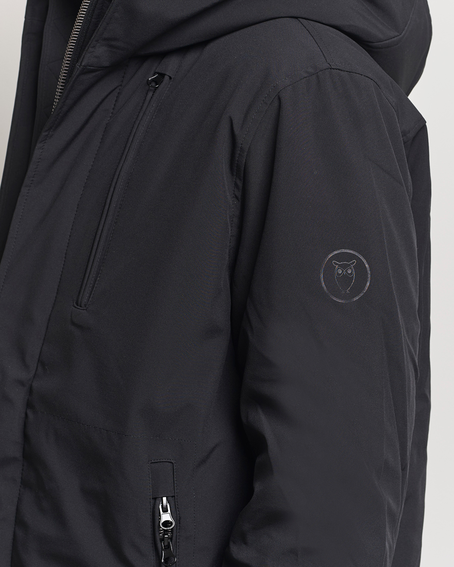 Herren | Jacken | KnowledgeCotton Apparel | Climateshell Padded Jacket Black