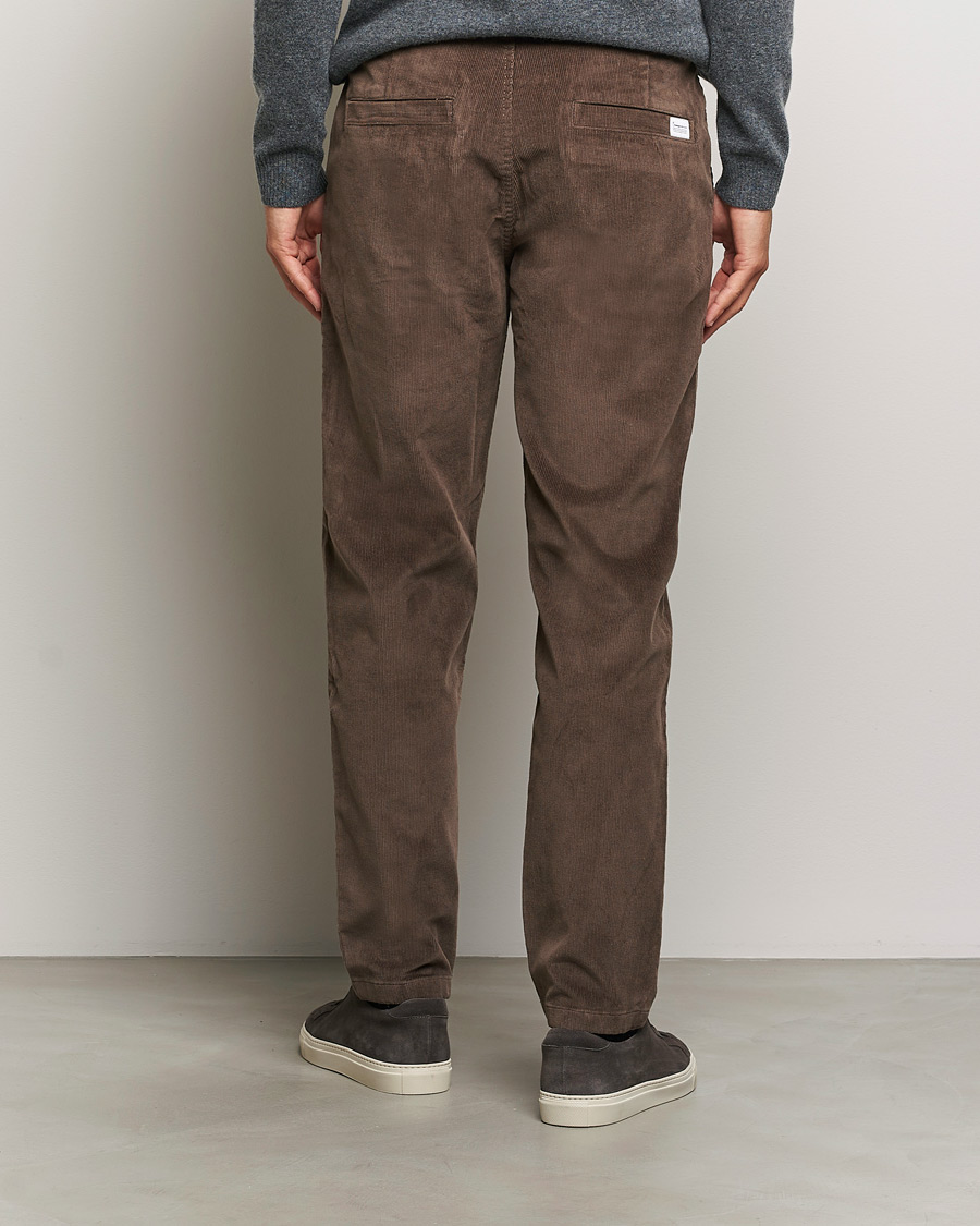 Herren | Hosen | KnowledgeCotton Apparel | Chuck Regular Cord Trousers Chocolate