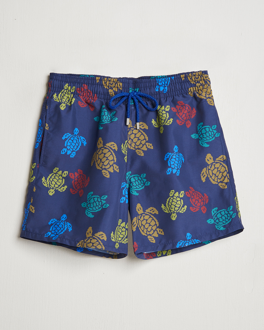 Herren | Badehosen | Vilebrequin | Moorea Swim Shorts Bleu Marine