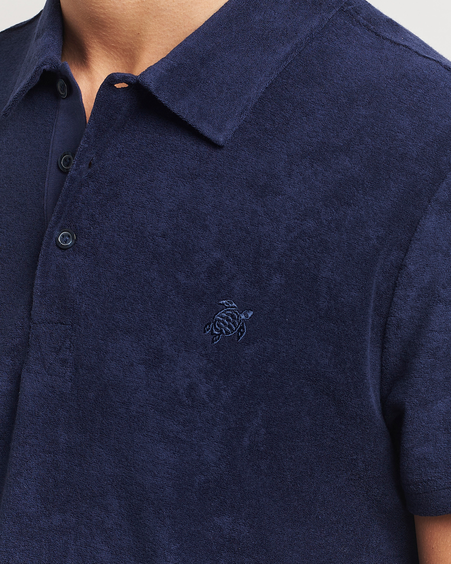 Herren | Poloshirts | Vilebrequin | Phoenix Terry Polo Bleu Marine