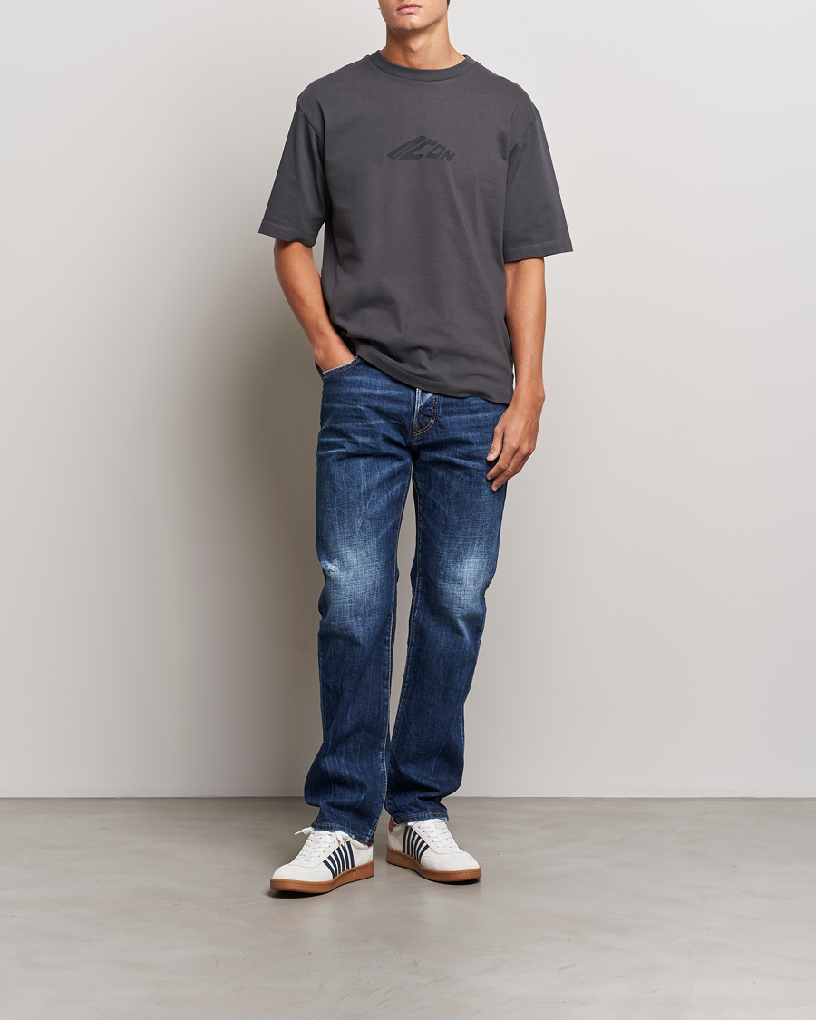 Herren | T-Shirts | Dsquared2 | Icon Evolution T-Shirt Charcoal