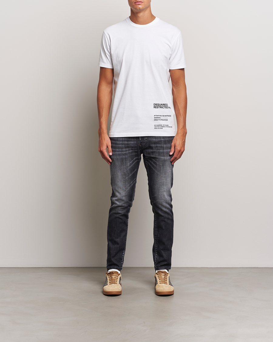 Herren | Jeans | Dsquared2 | Skater Jeans Washed Black