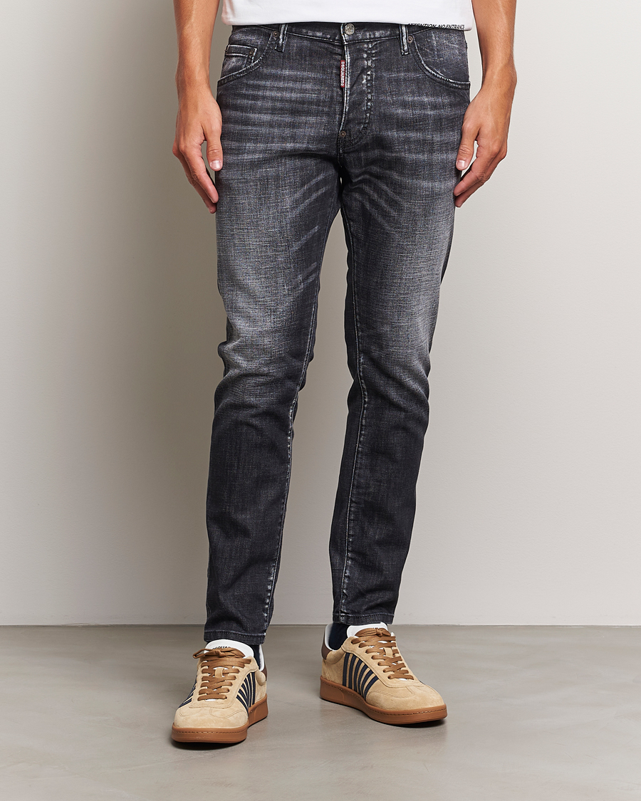 Herren | Jeans | Dsquared2 | Skater Jeans Washed Black