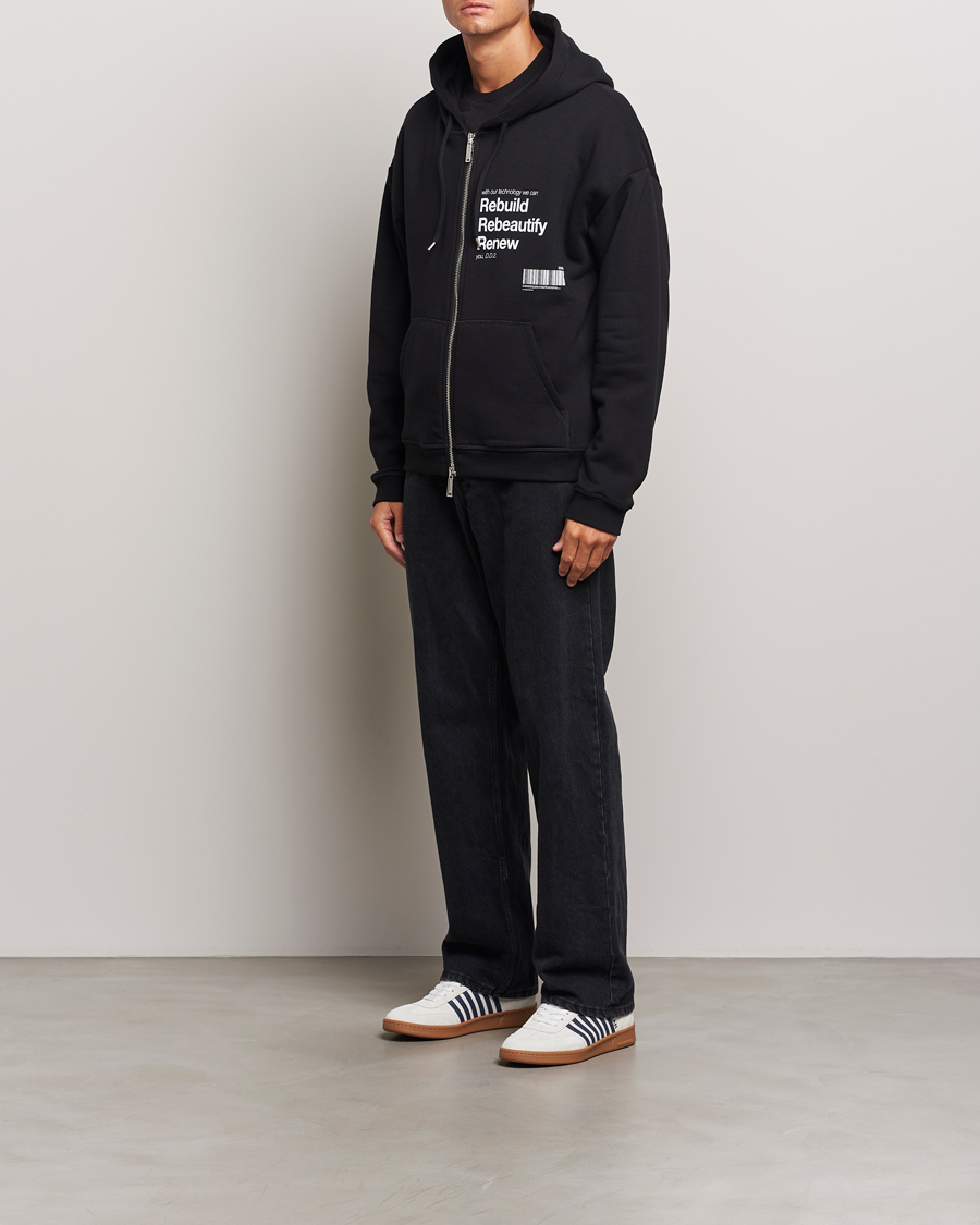 Herren | Pullover | Dsquared2 | Logo Full Zip Hoodie Black