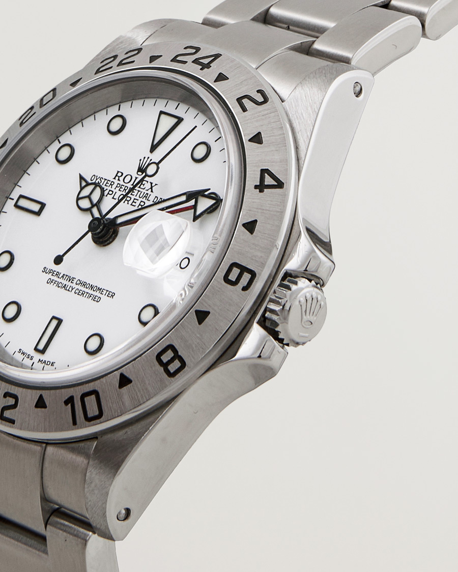 Herren | Rolex Pre-Owned Explorer 16570 Silver | Rolex Pre-Owned | Explorer 16570 Silver