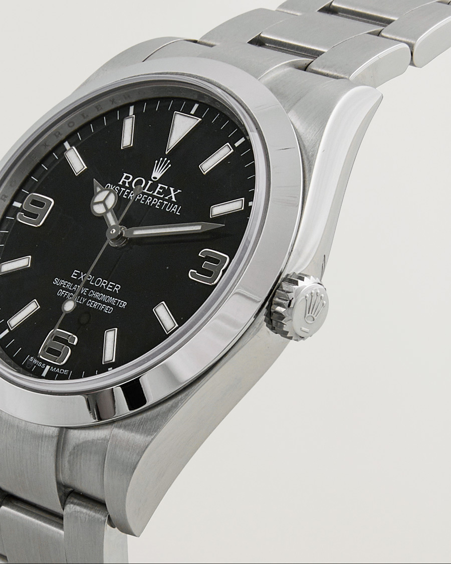 Herren | Rolex Pre-Owned Explorer 214270 Silver | Rolex Pre-Owned | Explorer 214270 Silver