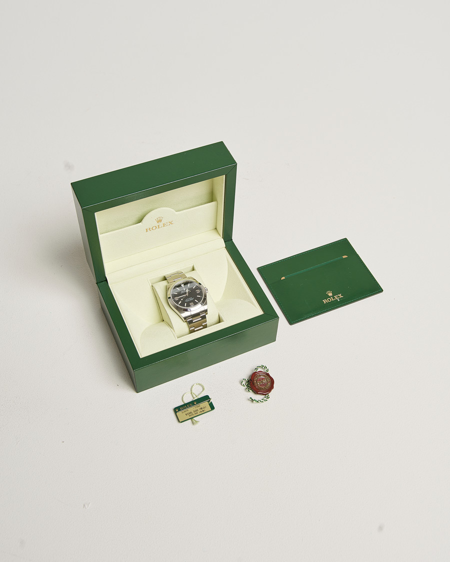 Herren | Rolex Pre-Owned Explorer 214270 Silver | Rolex Pre-Owned | Explorer 214270 Silver