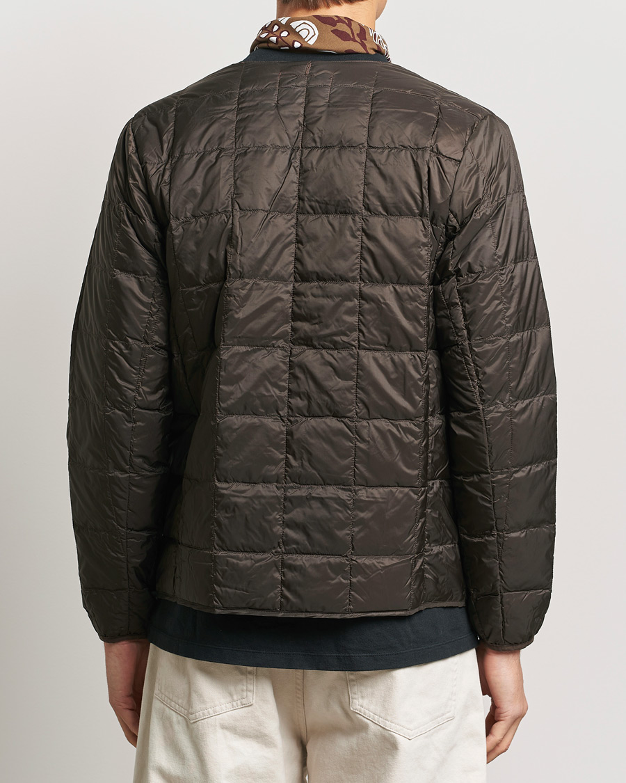 Herren | Jacken | TAION | Crew Neck Button Down Jacket Dark Choco