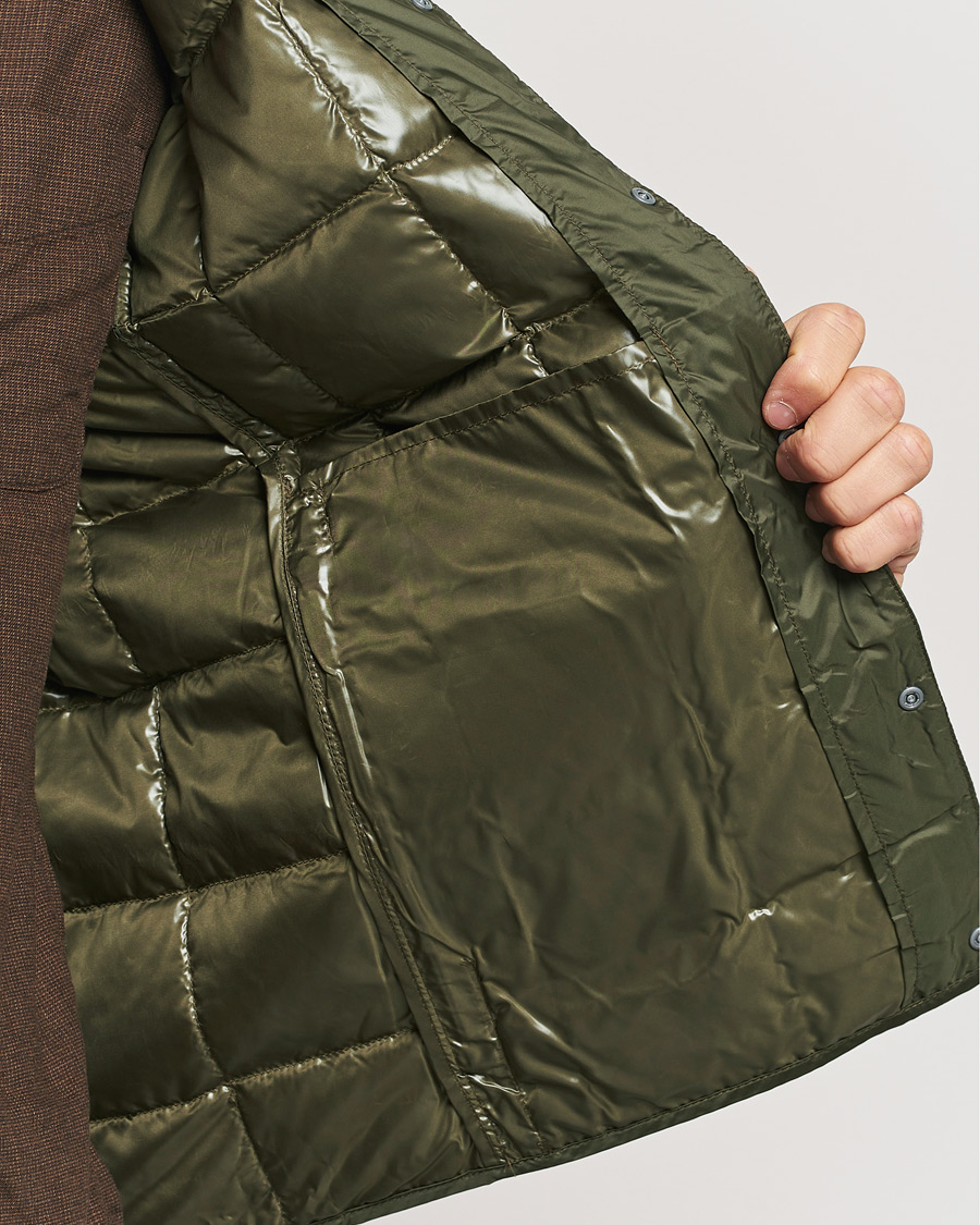 Herren | Jacken | TAION | Crew Neck Button Down Jacket Dark Olive