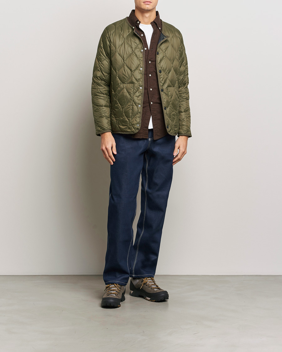Herren | Jacken | TAION | Military Crew Neck Down Jacket Dark Olive