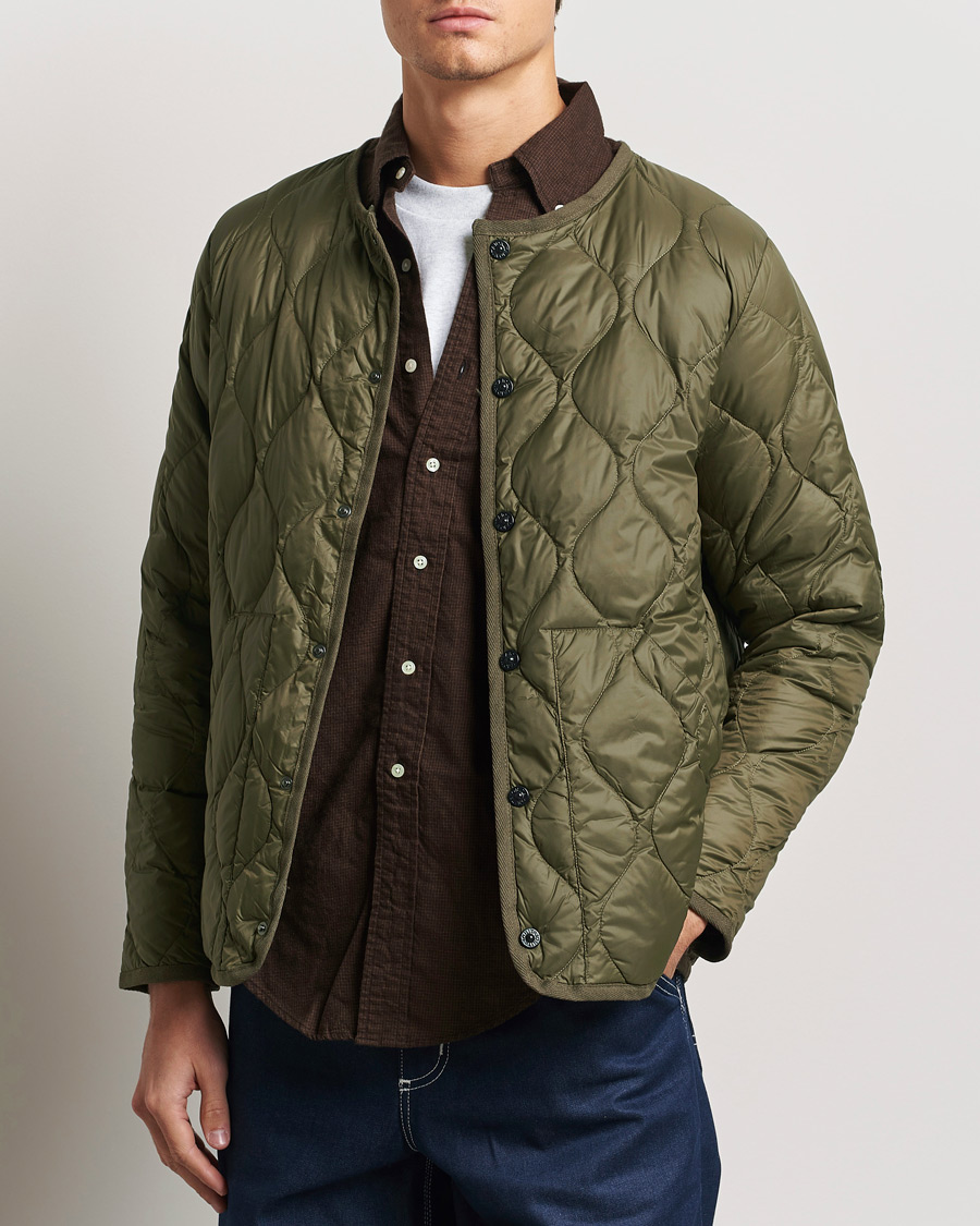Herren | Jacken | TAION | Military Crew Neck Down Jacket Dark Olive