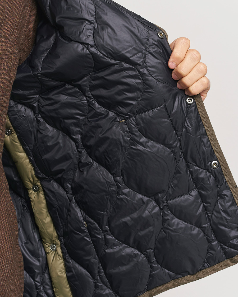 Herren | Jacken | TAION | Military Crew Neck Down Jacket Dark Olive