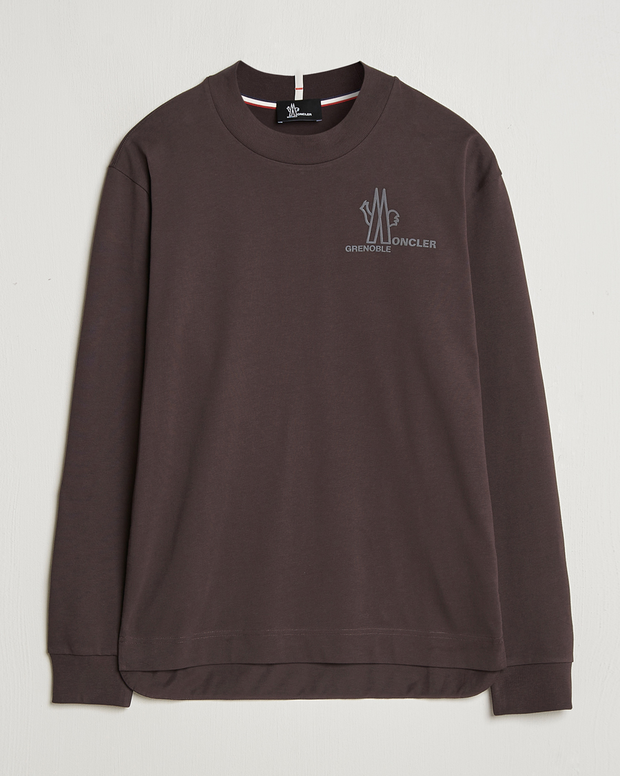 Herren | T-Shirts | Moncler Grenoble | Long Sleeve T-Shirt Brown