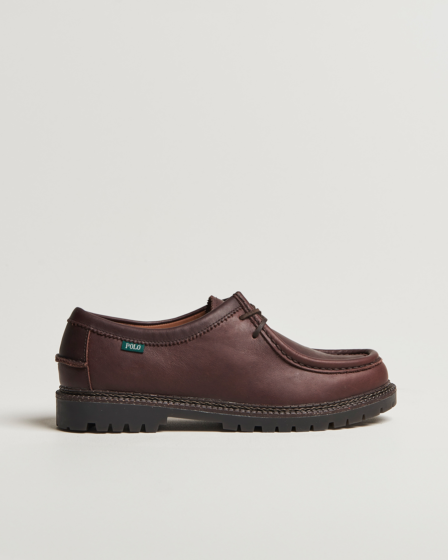 Herren | Derby | Polo Ralph Lauren | Apron Classic Casual Derby Dark Brown Calf