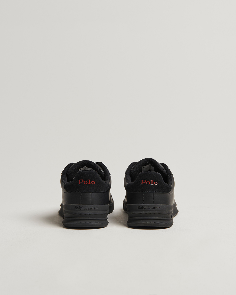 Herren | Polo Ralph Lauren Heritage Court II High Sneaker Black/Red | Polo Ralph Lauren | Heritage Court II High Sneaker Black/Red