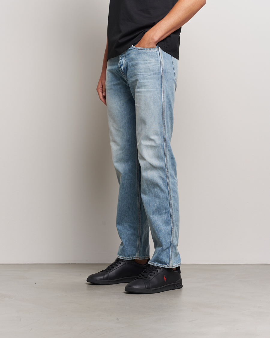 Herren | Polo Ralph Lauren Heritage Court II High Sneaker Black/Red | Polo Ralph Lauren | Heritage Court II High Sneaker Black/Red