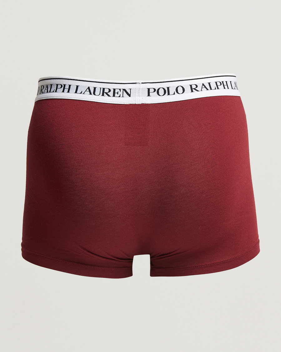 Herren | Unterwäsche | Polo Ralph Lauren | 3-Pack Trunk Ruby/Wine Heather/Red Carpet