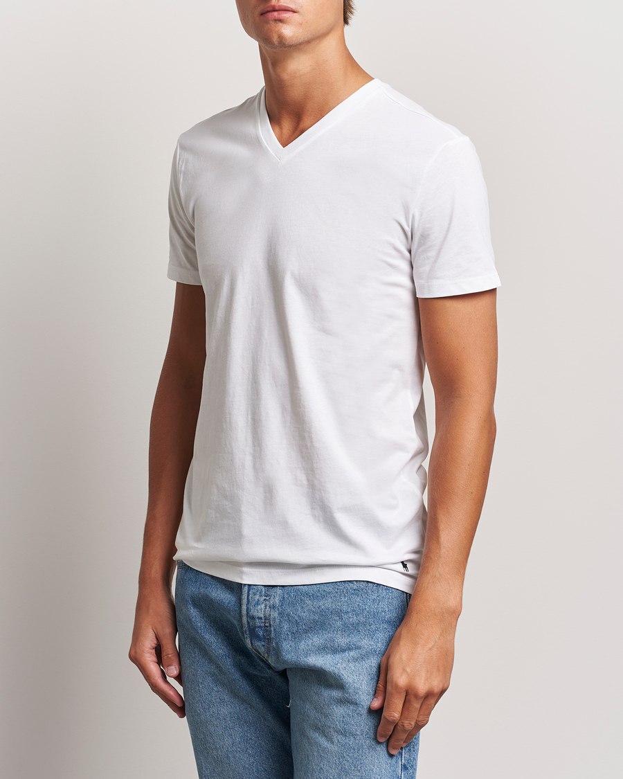 Herren | T-Shirts | Polo Ralph Lauren | 3-Pack V Neck T-Shirt White