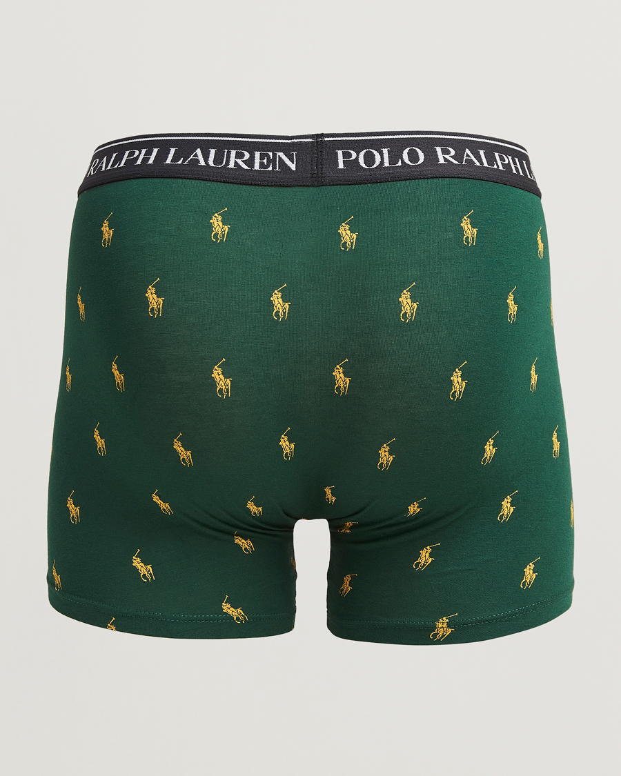Herren | Unterwäsche | Polo Ralph Lauren | 3-Pack Boxer Brief Pine/Gold/Black
