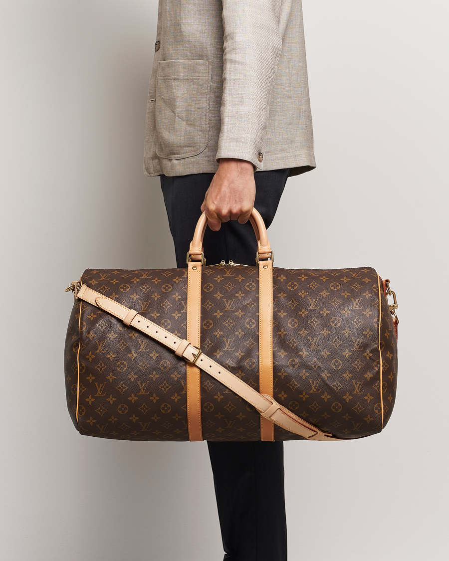 Herren | Louis Vuitton Pre-Owned Keepall Bandoulière 55 Monogram | Louis Vuitton Pre-Owned | Keepall Bandoulière 55 Monogram
