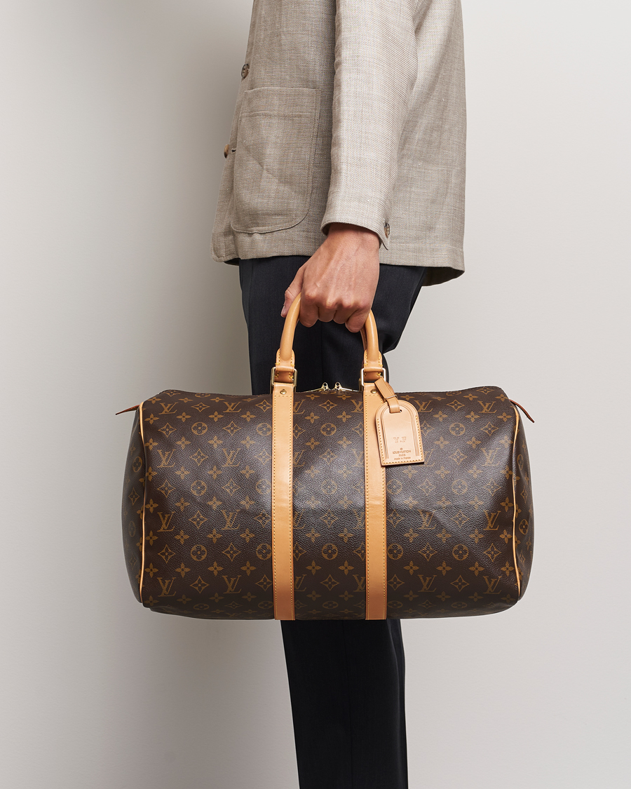 Herren | Louis Vuitton Pre-Owned Keepall 45 Bag Monogram | Louis Vuitton Pre-Owned | Keepall 45 Bag Monogram