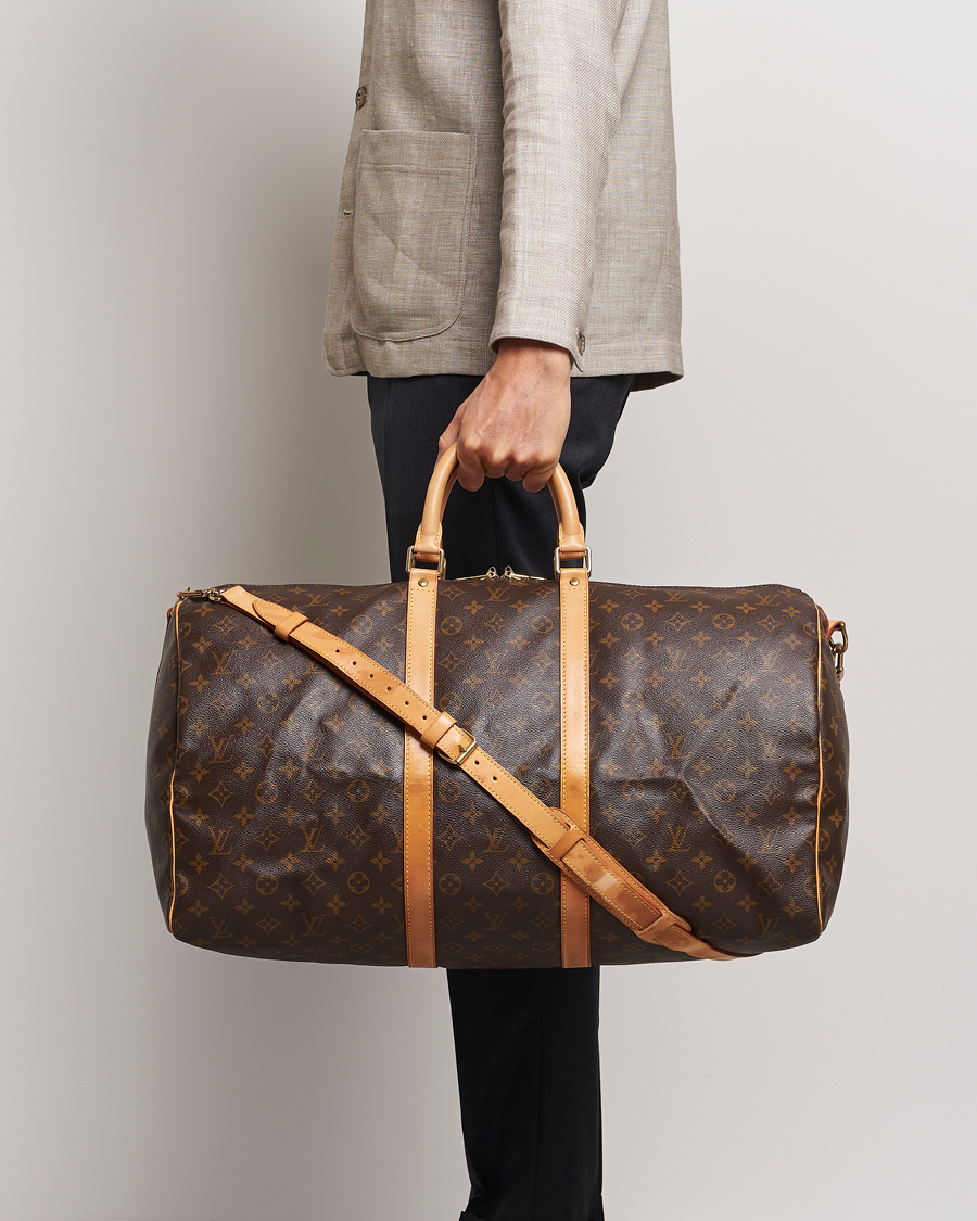 Herren | Louis Vuitton Pre-Owned Keepall Bandoulière 55 Monogram | Louis Vuitton Pre-Owned | Keepall Bandoulière 55 Monogram