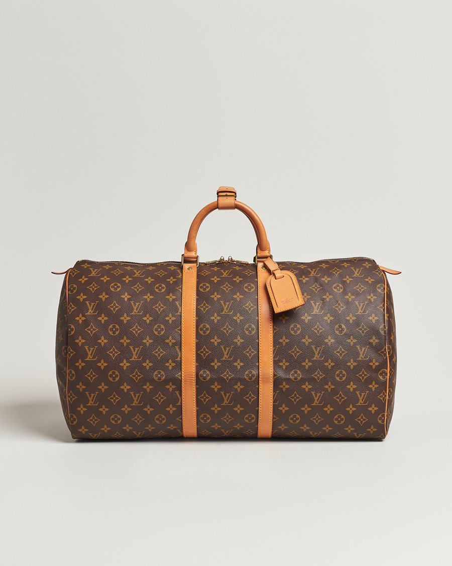Herren | Louis Vuitton Pre-Owned Keepall 55 Bag Monogram | Louis Vuitton Pre-Owned | Keepall 55 Bag Monogram