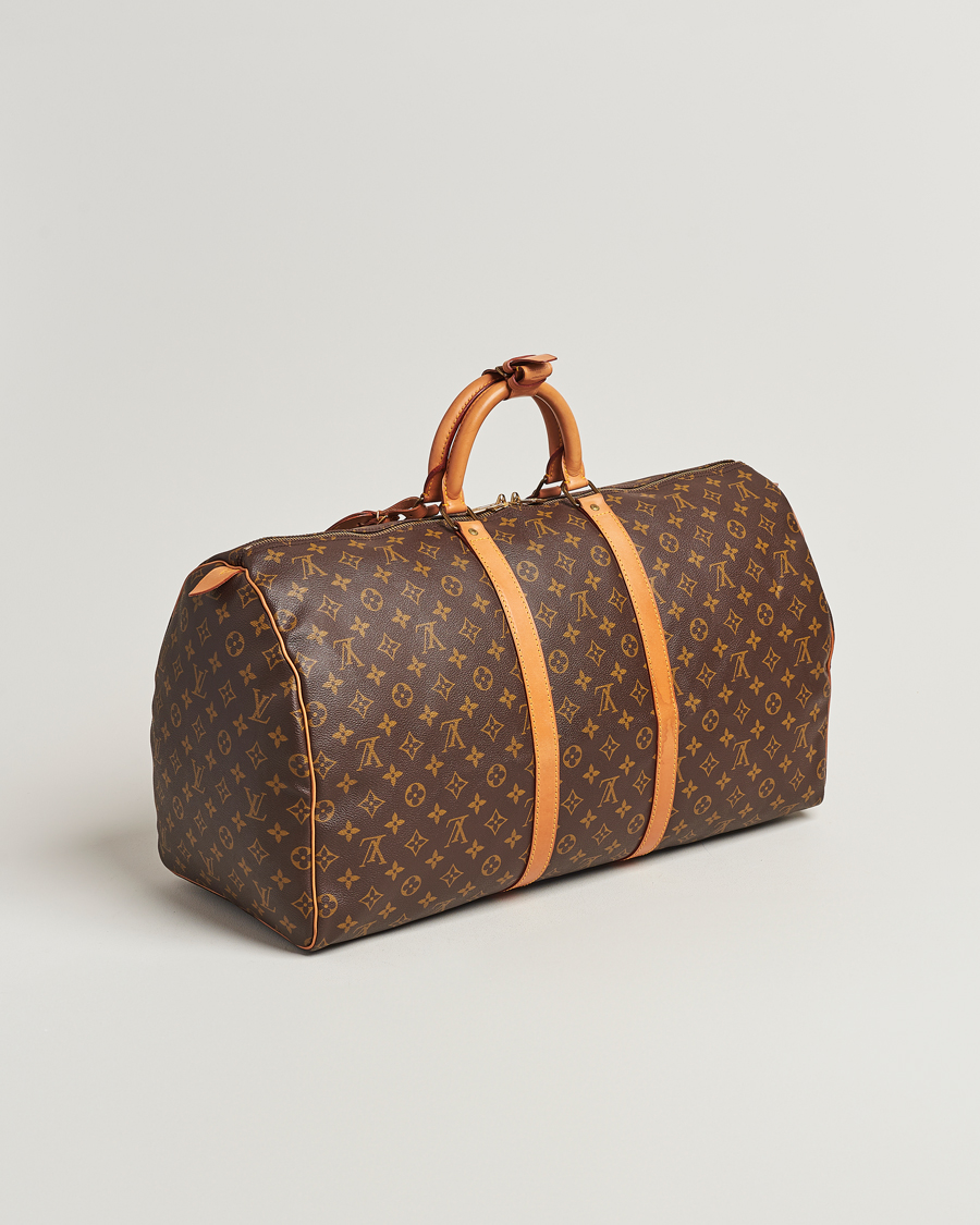 Herren | Louis Vuitton Pre-Owned Keepall 55 Bag Monogram | Louis Vuitton Pre-Owned | Keepall 55 Bag Monogram