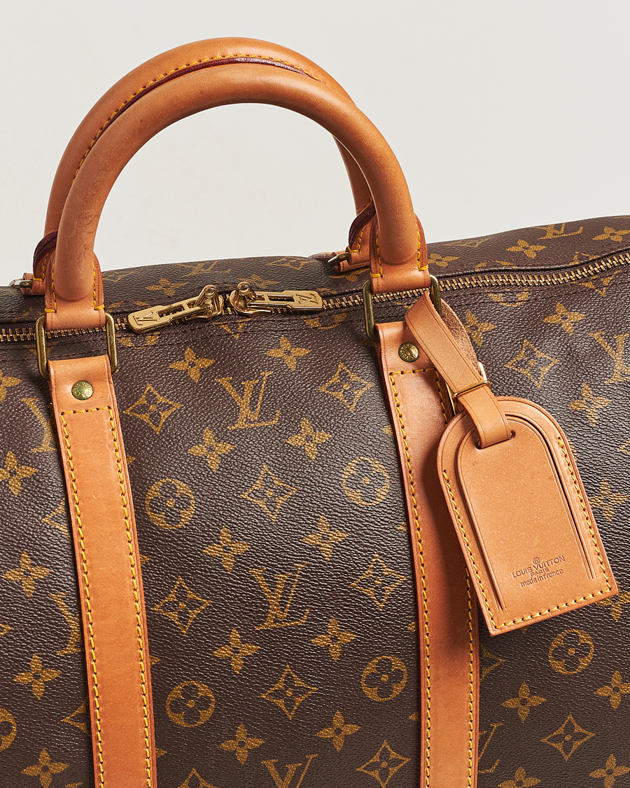 Herren | Louis Vuitton Pre-Owned Keepall 55 Bag Monogram | Louis Vuitton Pre-Owned | Keepall 55 Bag Monogram