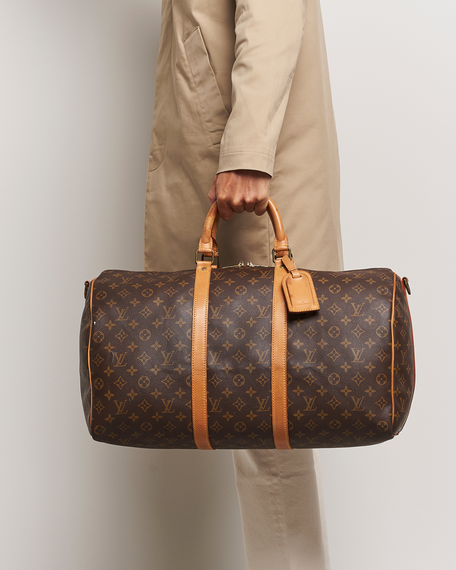 Herren | Louis Vuitton Pre-Owned Keepall Bandoulière 50 Bag Monogram | Louis Vuitton Pre-Owned | Keepall Bandoulière 50 Bag Monogram