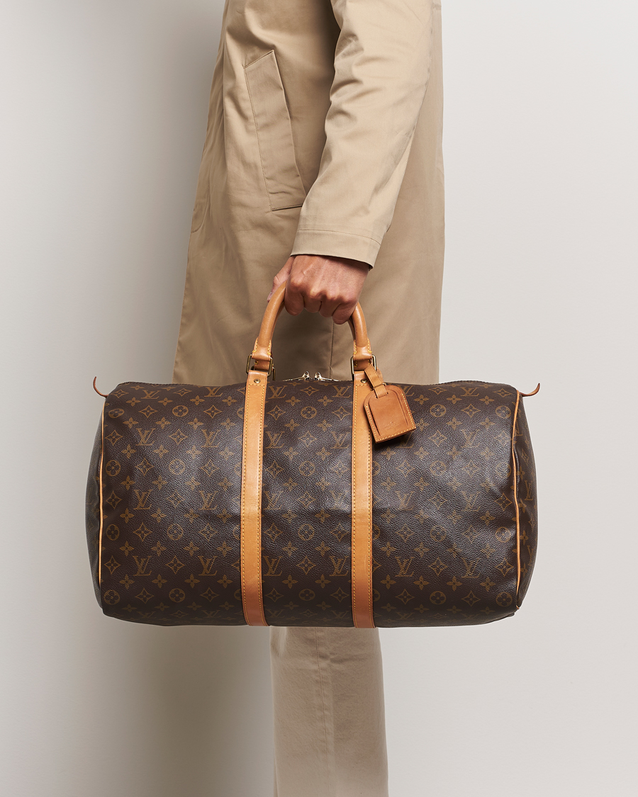 Herren | Louis Vuitton Pre-Owned Keepall 50 Bag Monogram | Louis Vuitton Pre-Owned | Keepall 50 Bag Monogram