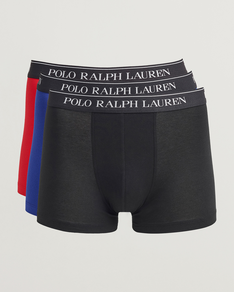 Herren | Unterwäsche | Polo Ralph Lauren | 3-Pack Trunk Blue/Red/Black
