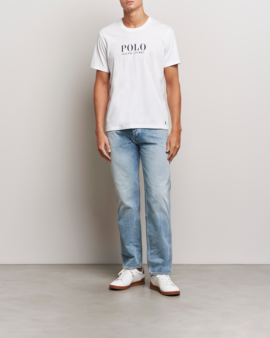 Herren | T-Shirts | Polo Ralph Lauren | Logo Cotton Jersey Sleep T-Shirt White