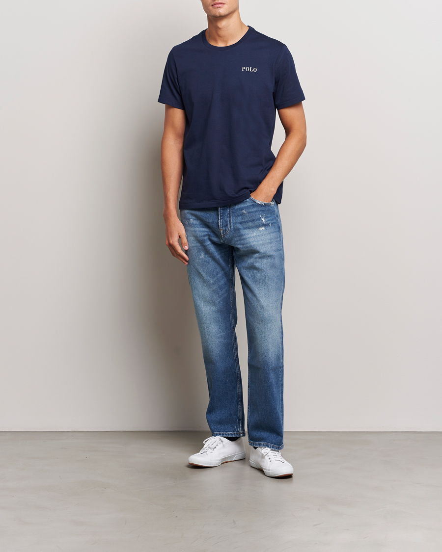 Herren | T-Shirts | Polo Ralph Lauren | Logo Cotton Jersey Sleep T-Shirt Cruise Navy