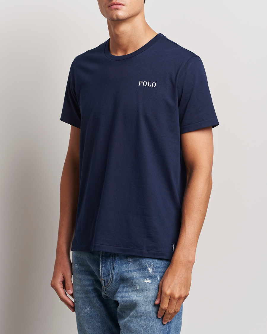 Herren | T-Shirts | Polo Ralph Lauren | Logo Cotton Jersey Sleep T-Shirt Cruise Navy