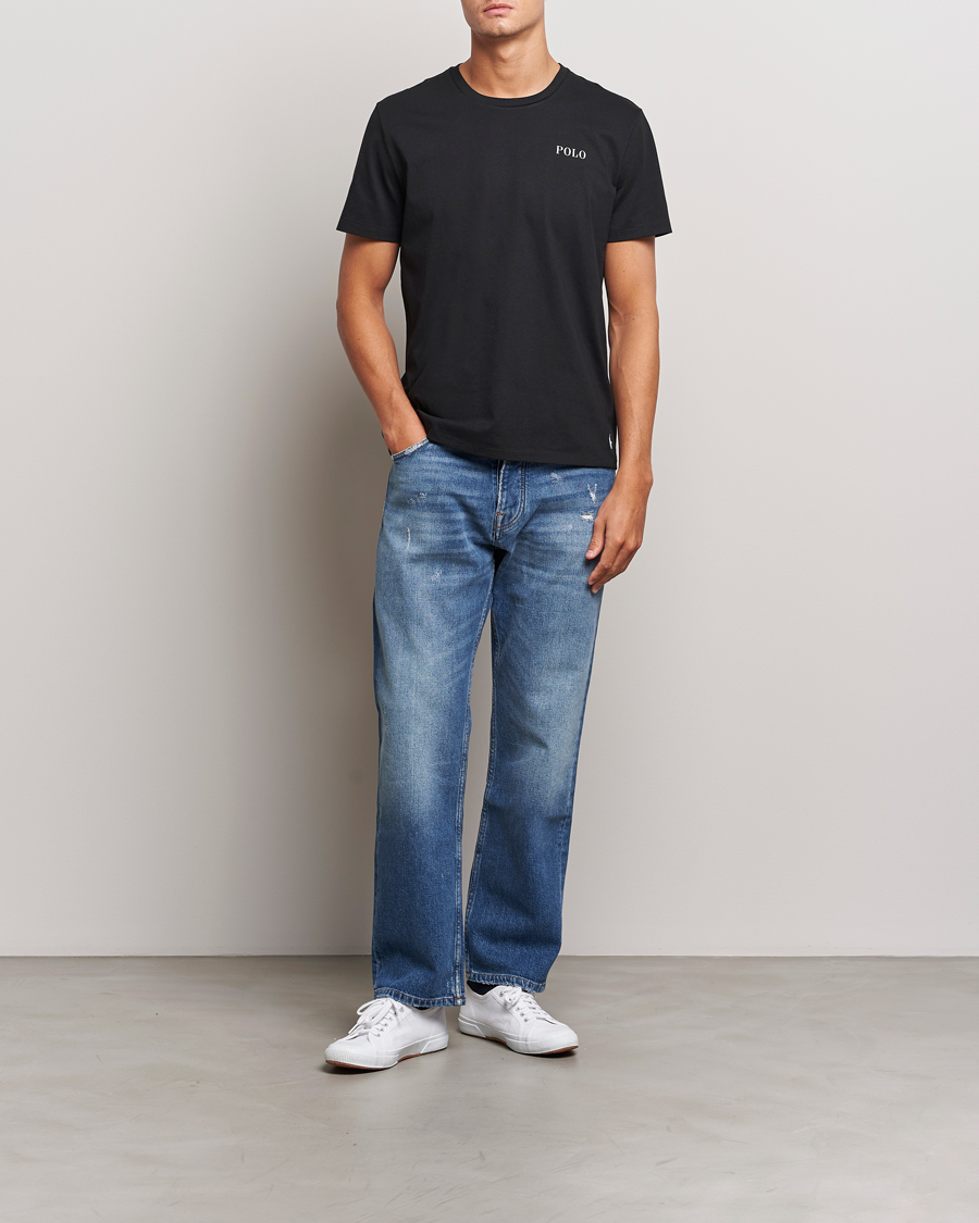 Herren | T-Shirts | Polo Ralph Lauren | Logo Cotton Jersey Sleep T-Shirt Black