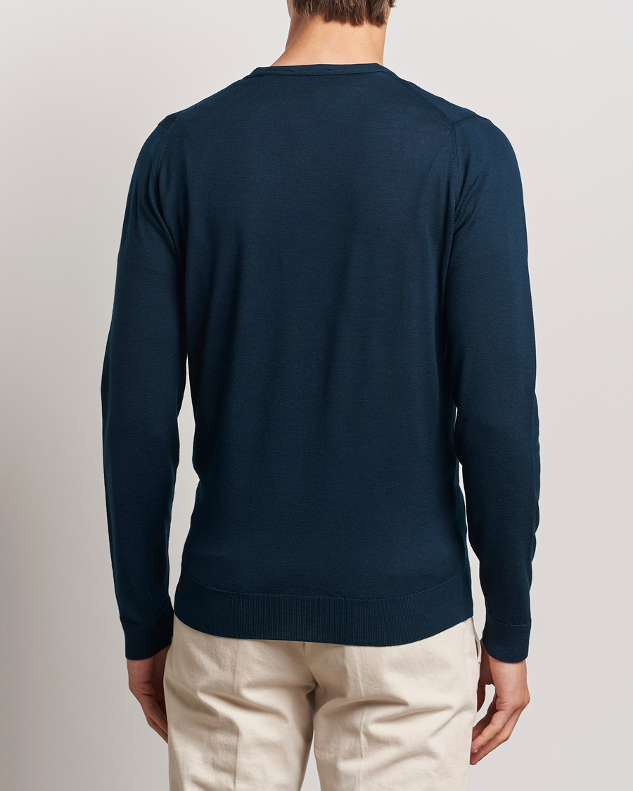 Herren | Pullover | John Smedley | Petworth Extra Fine Merino Cardigan Orion Green